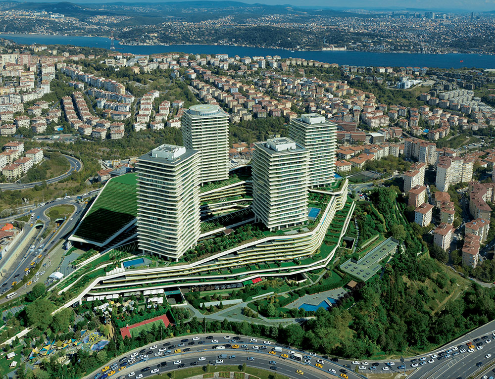 Zorlu Center, Istanbul  ZinCo Green Roof Systems
