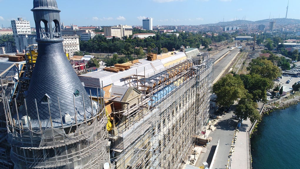 Haydarpaşa Garı Çatı Yenileme Arduvaz