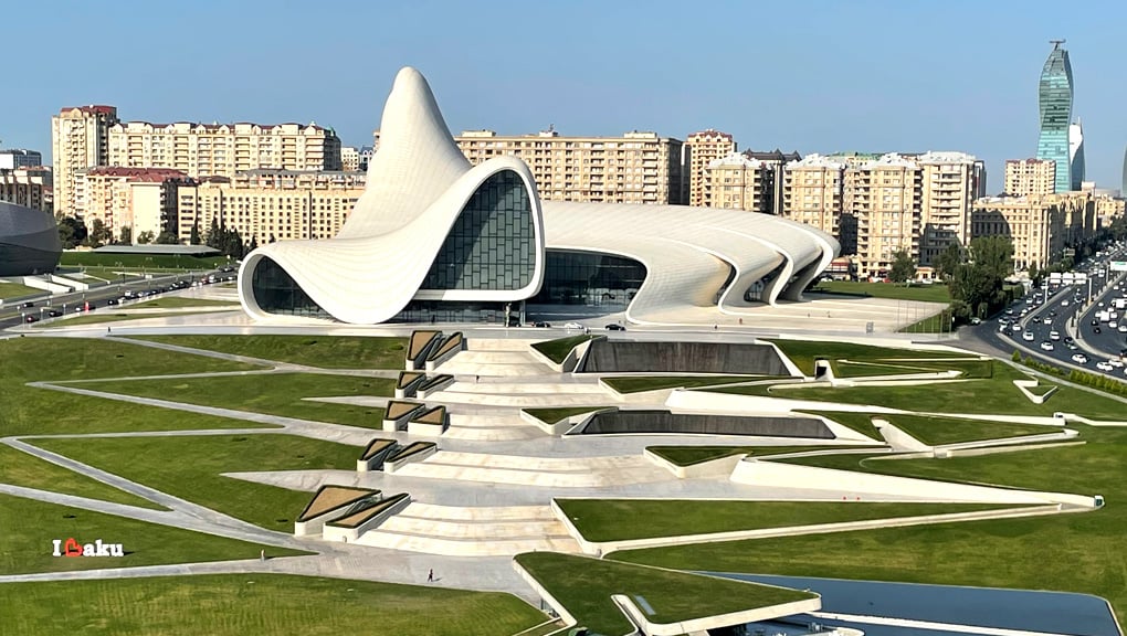 Haydar Aliyev Kültür Merkezi Azerbaycan Ondugreen Yeşil Çatı