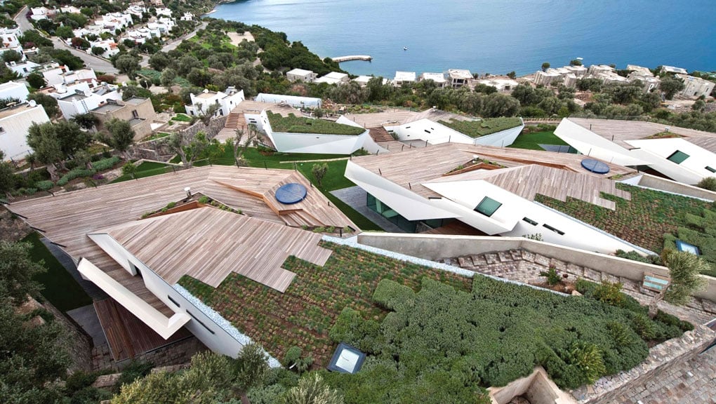 Hebil 157 Evleri Bodrum Ondugreen Yeşil Çatı