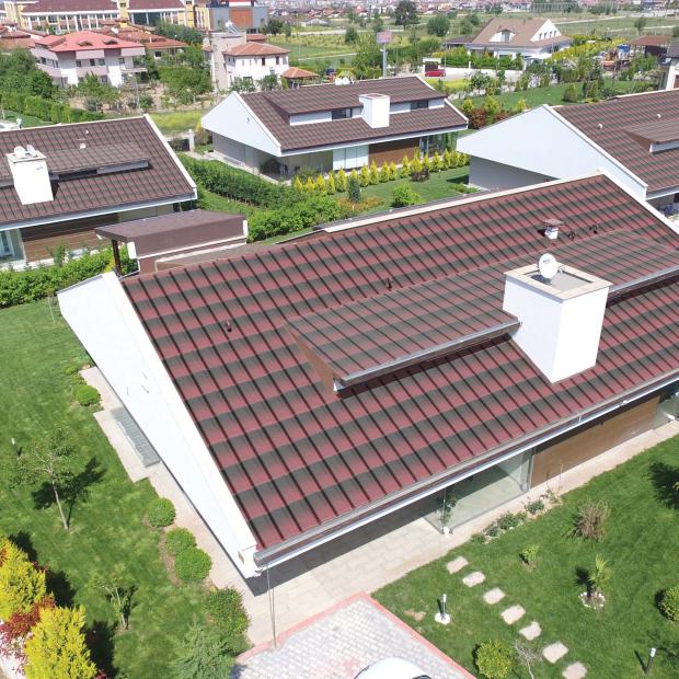 ONDULINE® ZİGANA TILE - Gölgeli Kırmızı